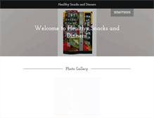 Tablet Screenshot of healthysnacksvending.com
